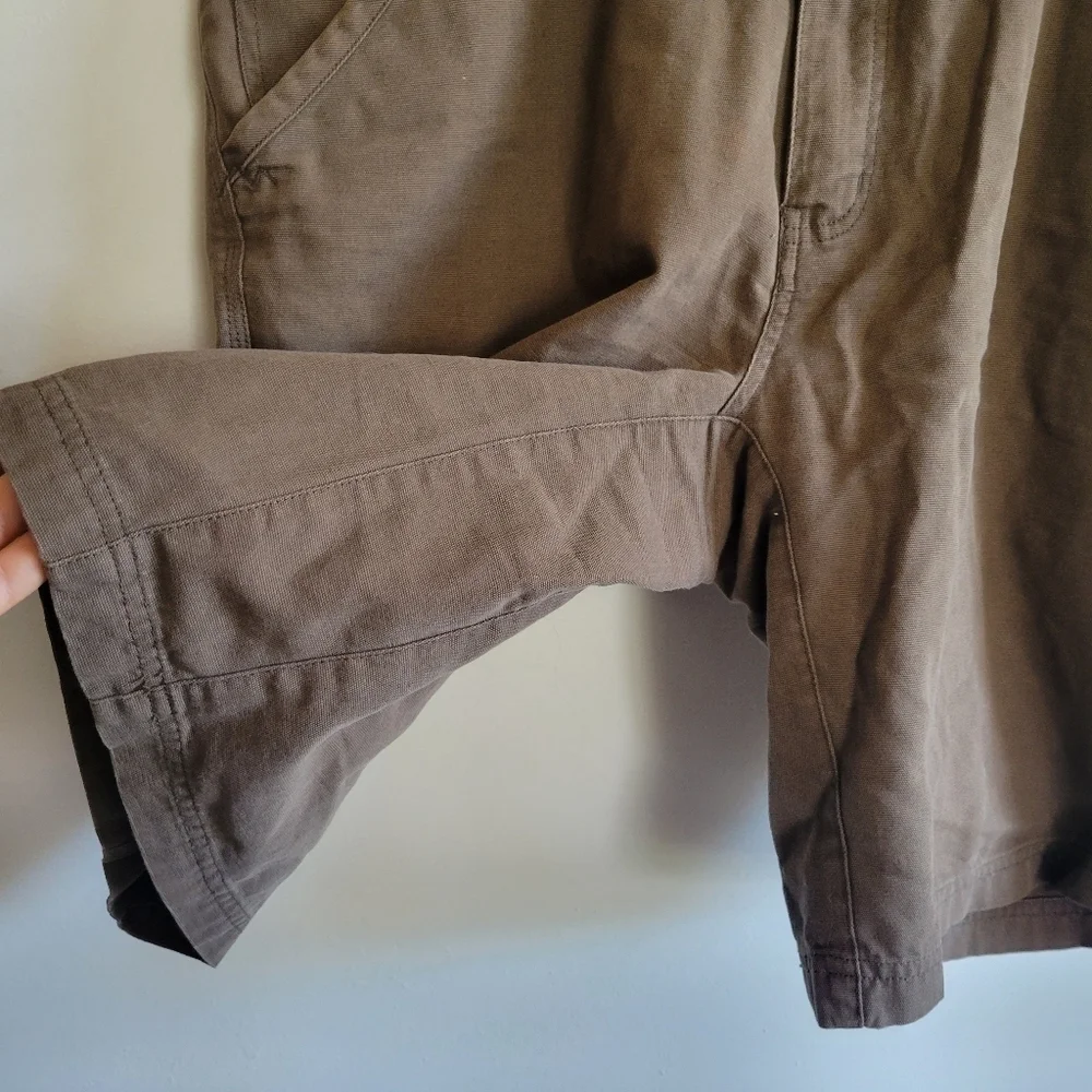 REI Organic Cotton Shorts Chino Brown Large 38